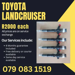 Toyota Land Cruiser Injectors For Sale With Warranty Included