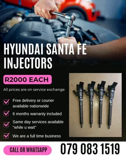 Hyundai Santa Fe Injectors For Sale With Warranty