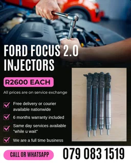 Ford Focus 2.0 Injectors For Sale With Warranty