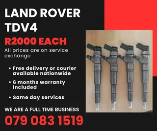 Land Rover Tdv4 Injectors For Sale With Warranty Included