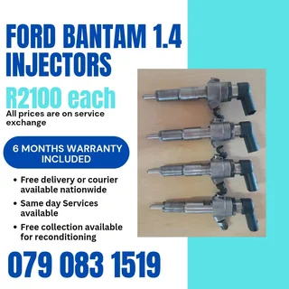 Ford Bamtam 1.4 Injectors For Sale With Warranty