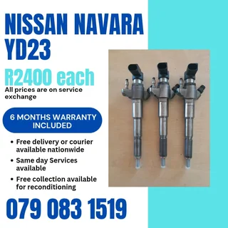 Nissan Navara Yd23 Injectors For Sale With Warranty