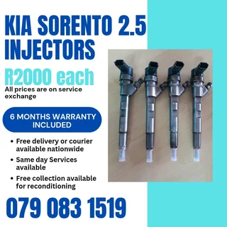 Kia Sorento 2.5 Injectors For Sale With Warranty Included