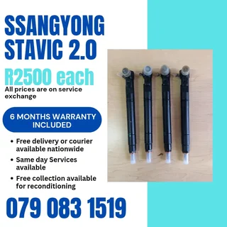 Ssangyong Stavic 2.0 Injectors For Sale With Warranty