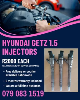 Hyundai Getz 1.5 Injectors For Sale With Warranty Included