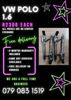 Vw Polo 1.6 Injectors For Sale With Warranty Included