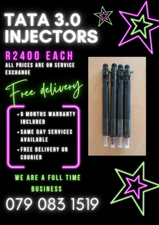Tata 3.0 Injectors For Sale With Warranty Included