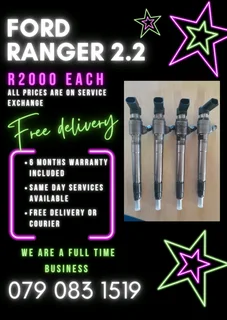 Ford Ranger 2.2 Injectors For Sale With Warranty