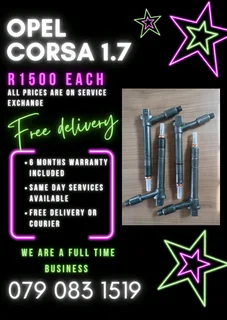 Opel Corsa 1.7 Injectors For Sale With Warranty Included