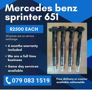Mercedes Benz Sprinter 651 Injectors For Sale With Warranty Included