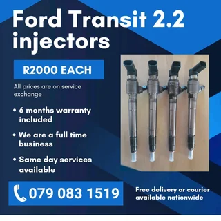 Ford Transit 2.2 Injectors For Sale With Warranty