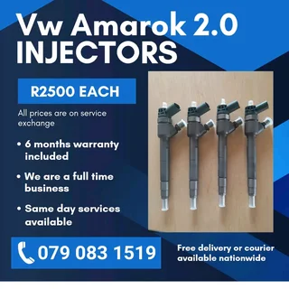 Vw Amarok 2.0 Injectors For Sale With Warranty Included