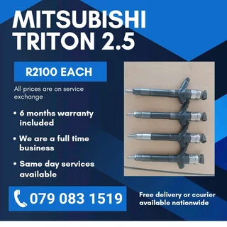 Mitshubishi Triton 2.5 Injectors For Sale With Warranty Included