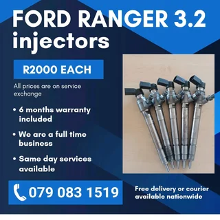Ford Ranger 3.2 Injectors For Sale With Warranty Included