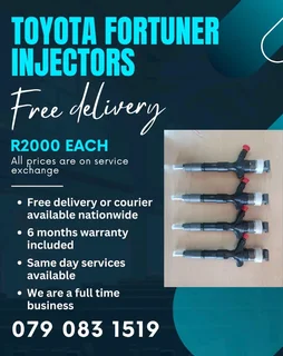 Toyota Fortuner Injectors For Sale With Warranty Included