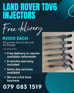 Land Rover 2.7 Injectors For Sale With Warranty