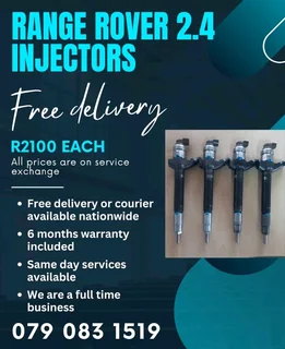 Land Rover 2.4 Injectors For Sale With Warranty Included