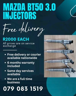 Mazda Bt50 3.0 Injectors For Sale With Warranty Included
