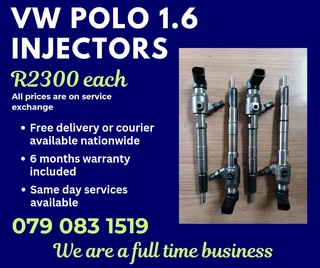 Vw Polo 1.6 Injectors For Sale With Warranty Included