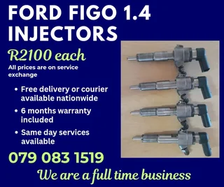 Ford Figo 1.4 Injectors For Sale With Warranty Included