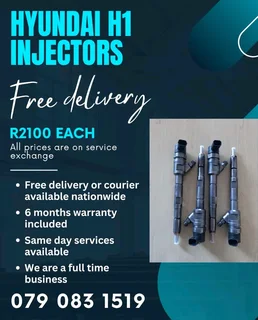 Hyundai H1 Injectors For Sale With Warranty Included