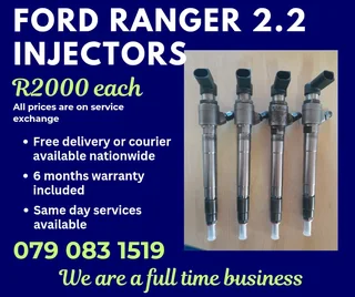 Ford Ranger 2.2 Injectors For Sale With Warranty