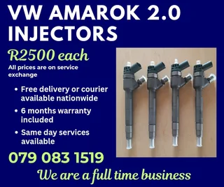 Vw Amarok 2.0 Injectors For Sale With Warranty
