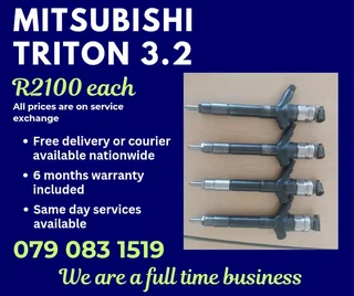 Mitshubishi Triton 2.5 Injectors For Sale With Warranty Included