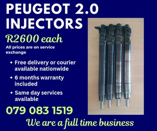 Peugeot 2.0 Injectors For Sale With Warranty Included