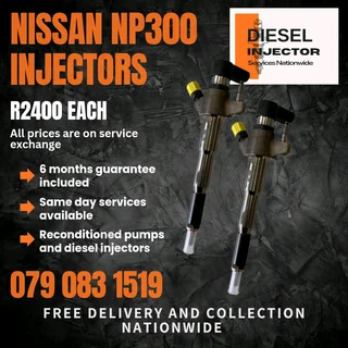 Nissan Np300 2.3 Injectors For Sale With Warranty Included