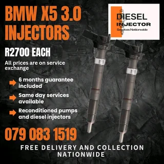 Bmw X5 3.0 Injectors For Sale With Warranty