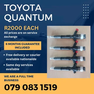Toyota Quantum Injectors For Sale With Warranty