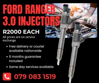 Ford Ranger 3.0 Injectors For Sale With Warranty Included