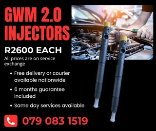 Gwm Steed 2.0 Injectors For Sale With Warranty Included