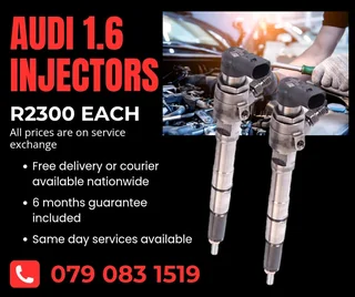 Audi 1.6 Injectors For Sale With Warranty Included