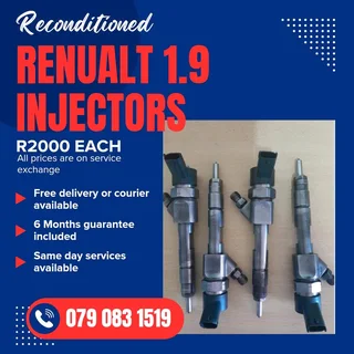 Renault Scenic 1.9 Injectors For Sale With Warranty Included