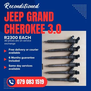 Jeep Grand Cherokee 3.0 Injectors For Sale With Warranty