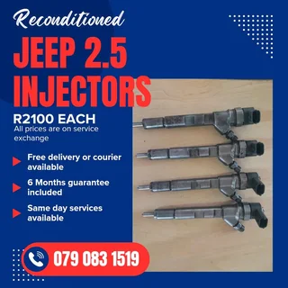 Jeep 2.5 Injectors For Sale With Warranty