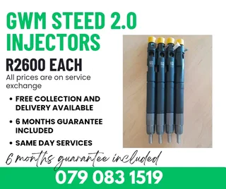 Gwm Steed 2.0 Injectors For Sale With Warranty Included