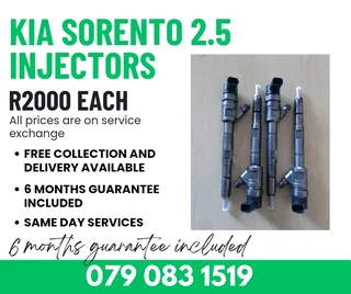 Kia Sorento 2.5 Injectors For Sale With Warranty Included