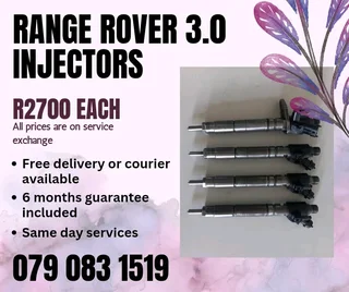 Range Rover 3.0 Injectors For Sale With Warranty
