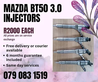 Mazda Bt50 3.0 Injectors For Sale With Warranty Included