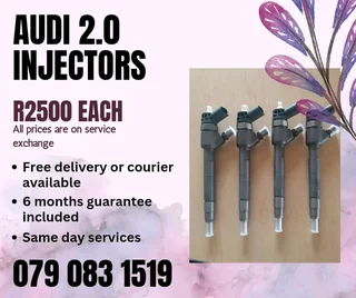 Audi 2.0 Injectors For Sale With Warranty Included