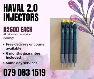 Haval 2.0 Injectors For Sale With Warranty Included