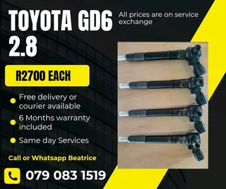 Toyota Gd6 Injectors For Sale With Warranty