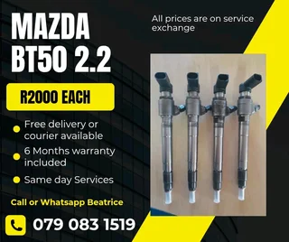 Mazda Bt50 2.2 Injectors For Sale With Warranty