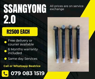 Ssangyong 2.0 Injectors For Sale With Warranty