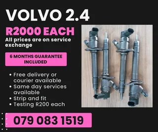 Volvo 2.4 Injectors For Sale With Warranty Included