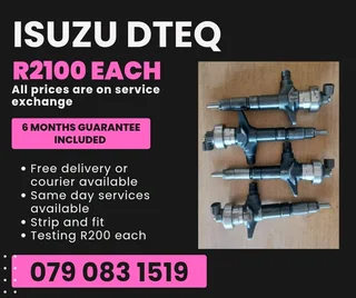 Isuzu Dteq Kb300 Injectors For Sale With Warranty Included