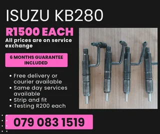 Isuzu Kb280 Injectors For Sale With Warranty Included